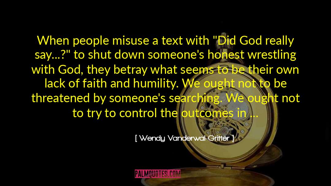 Faith Journey quotes by Wendy Vanderwal-Gritter