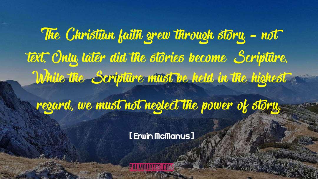 Faith Power quotes by Erwin McManus