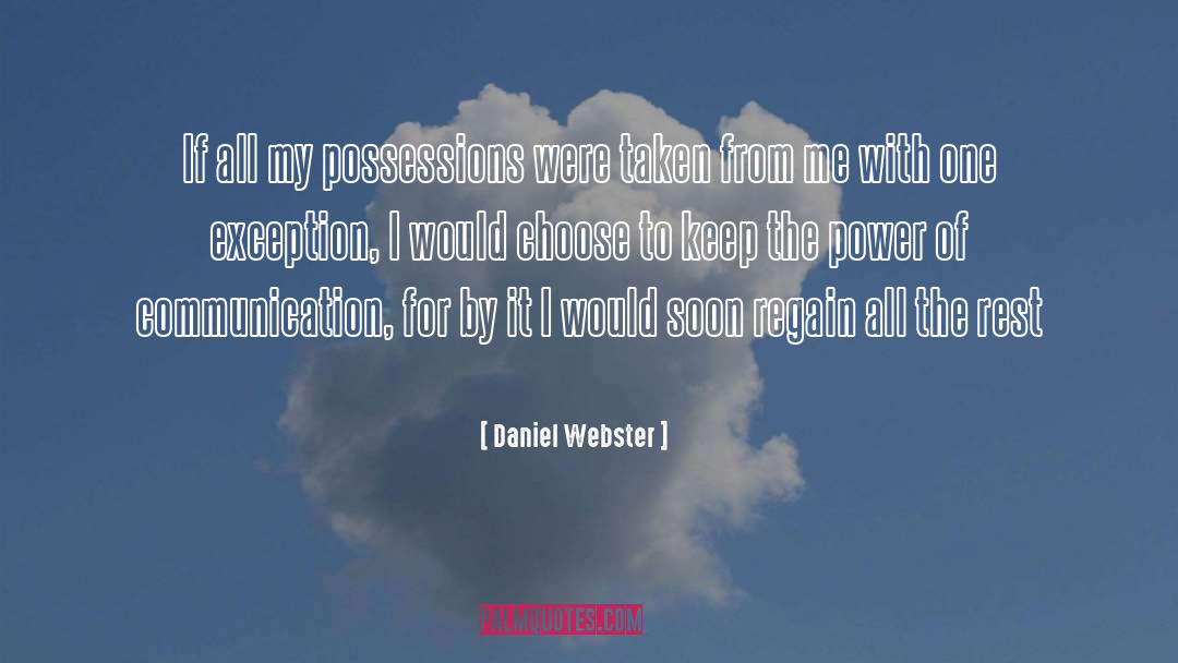 Faith Power quotes by Daniel Webster
