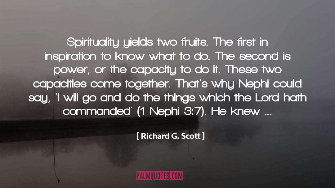 Faith Prayer Believing quotes by Richard G. Scott