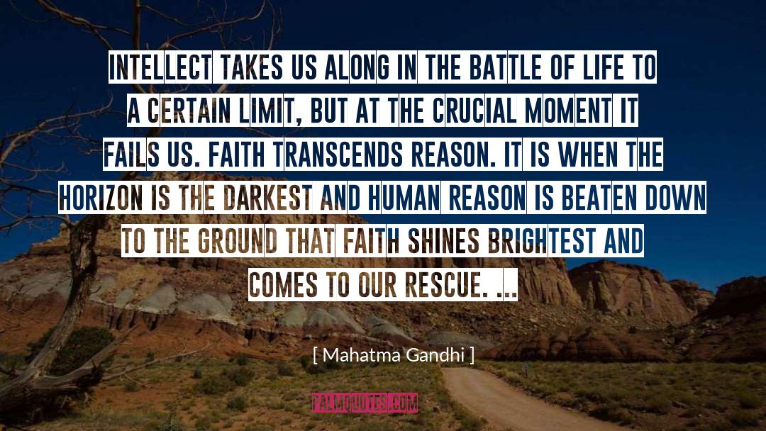 Faith Reason quotes by Mahatma Gandhi