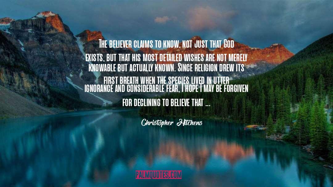 Faith Religion quotes by Christopher Hitchens
