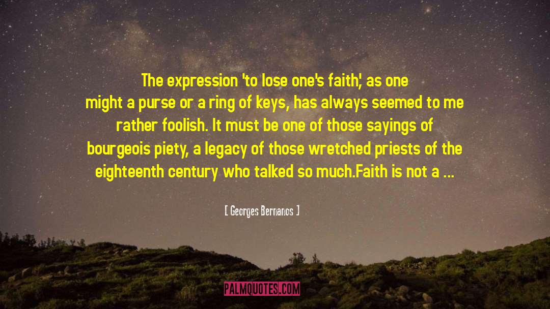 Faith Religion quotes by Georges Bernanos