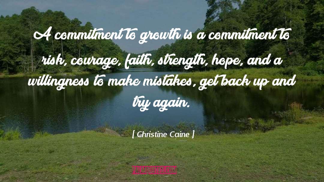 Faith Strength quotes by Christine Caine