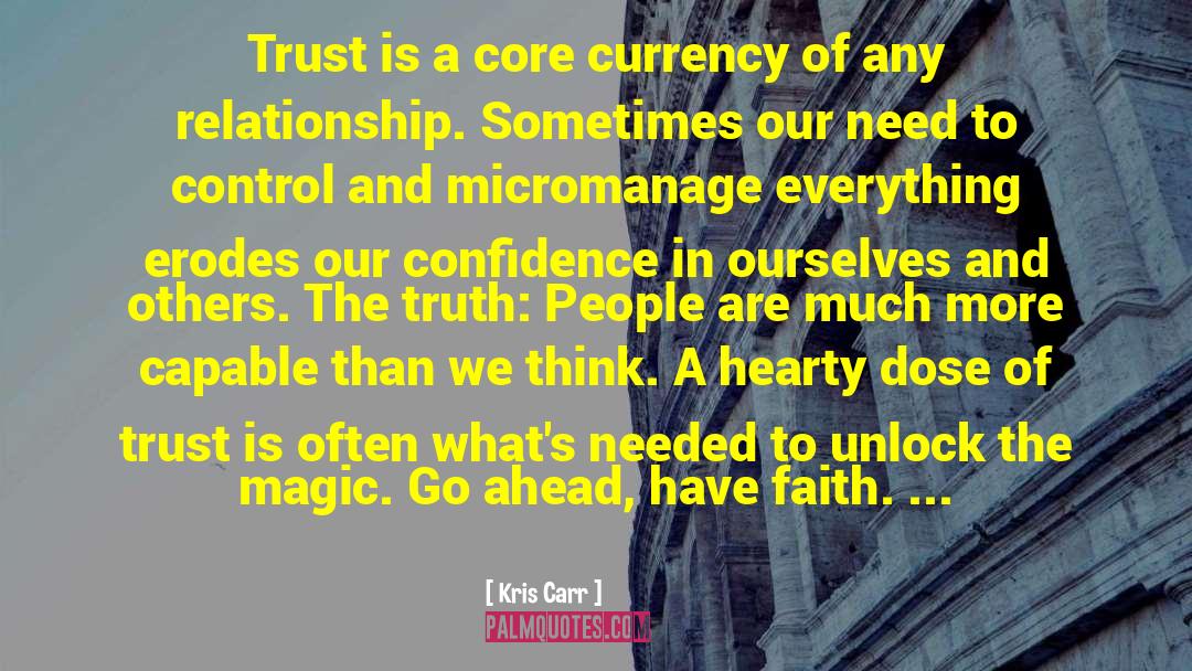 Faith Trust quotes by Kris Carr