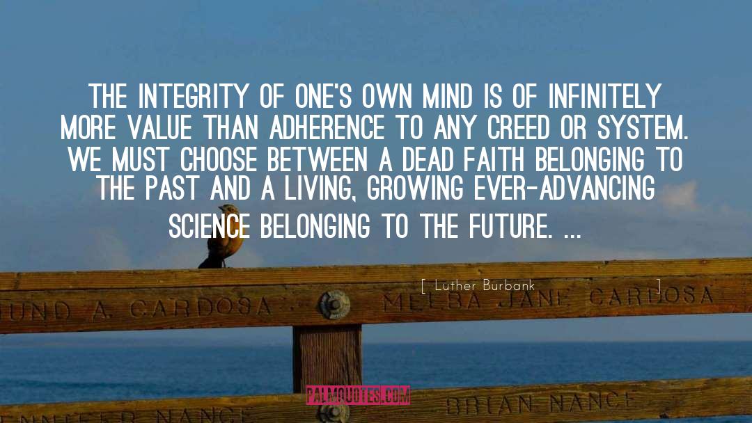 Faith Vs Reason quotes by Luther Burbank