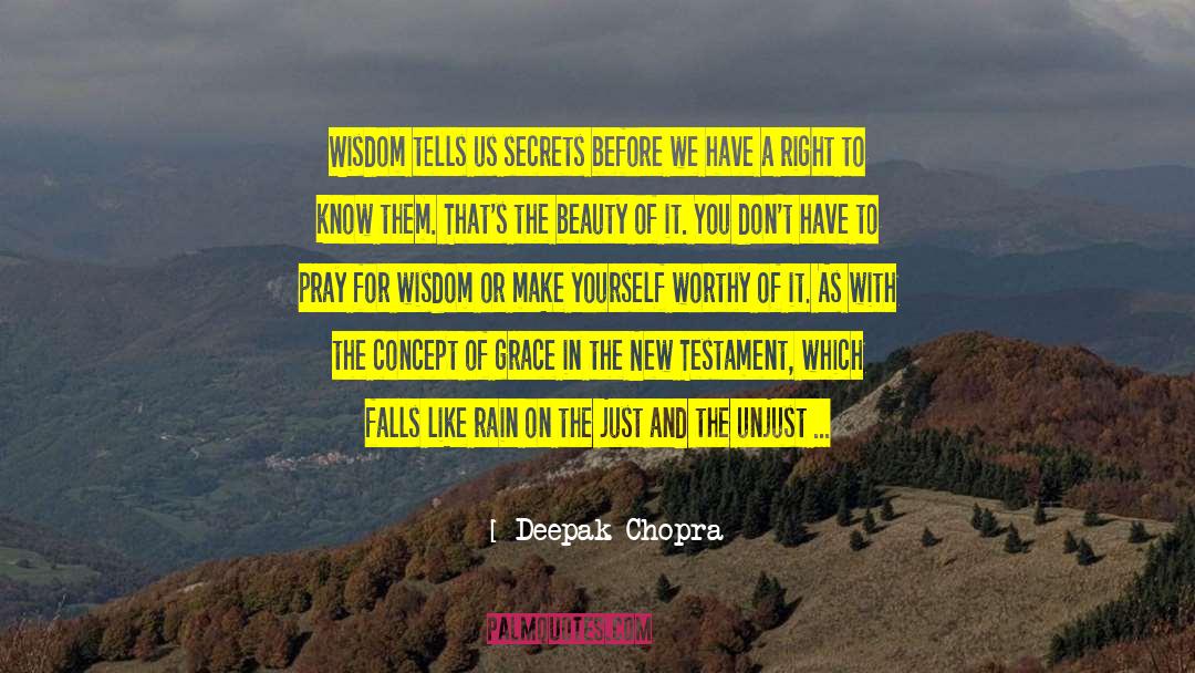 Faith Wisdom quotes by Deepak Chopra