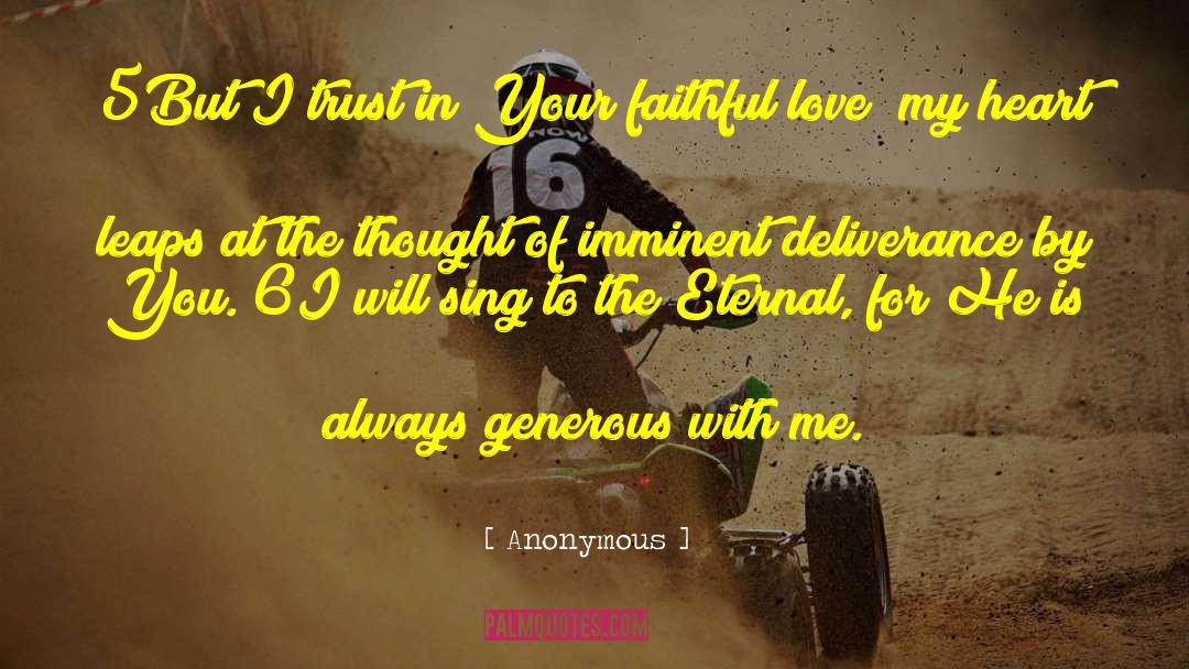 Faithful Love quotes by Anonymous