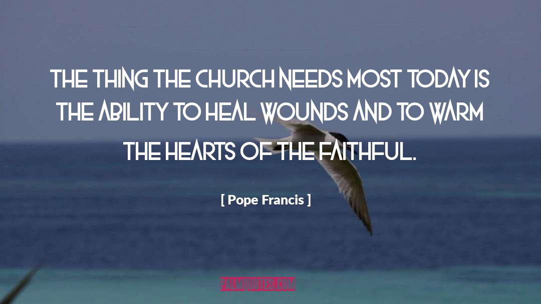 Faithful quotes by Pope Francis