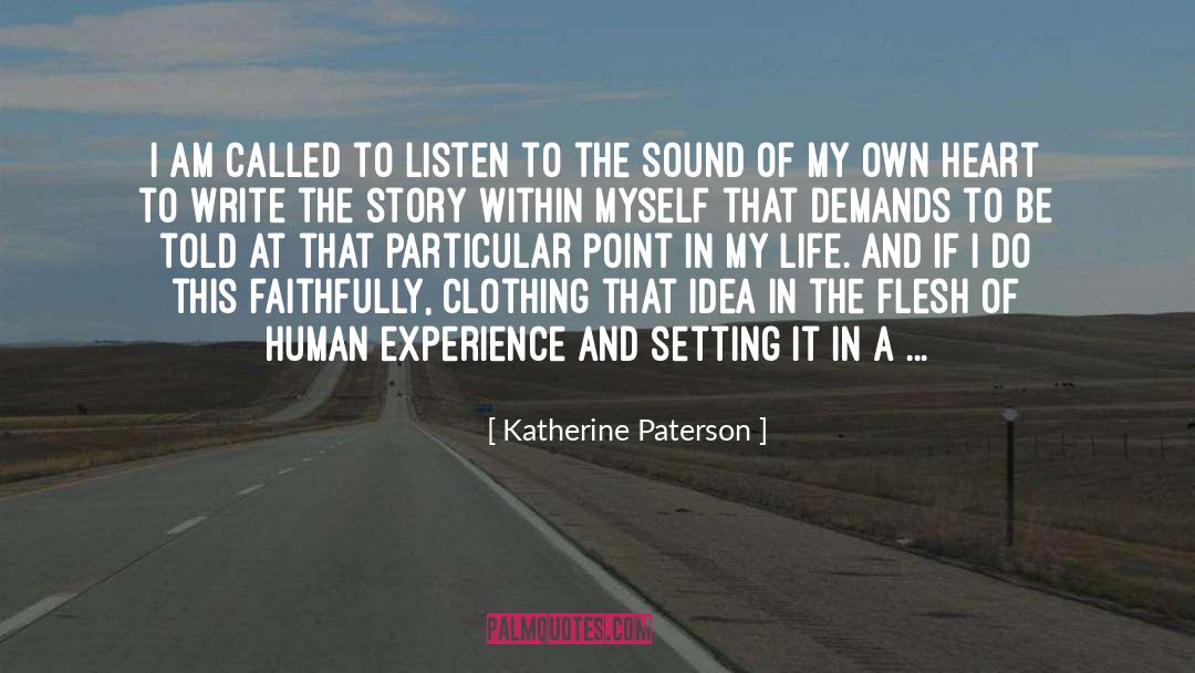 Faithfully quotes by Katherine Paterson