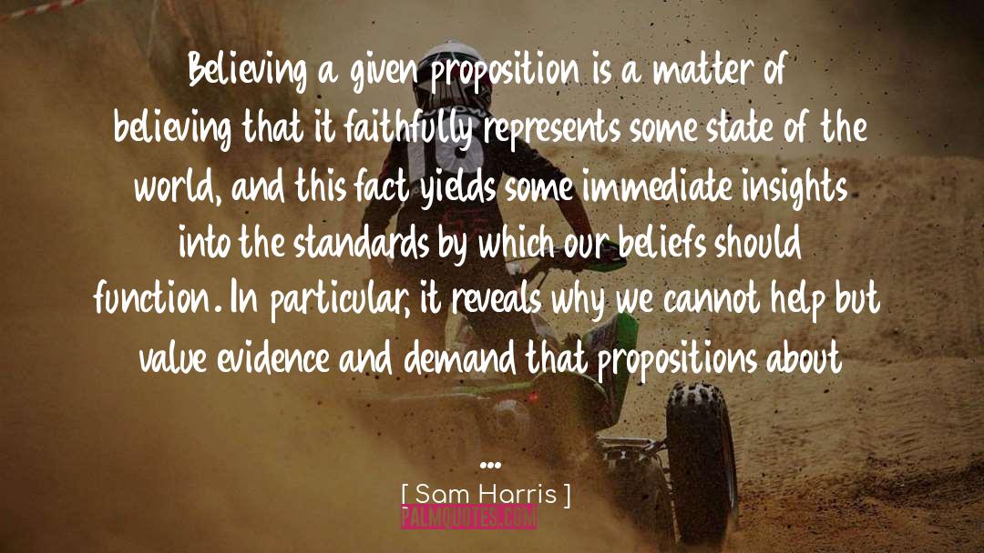 Faithfully quotes by Sam Harris