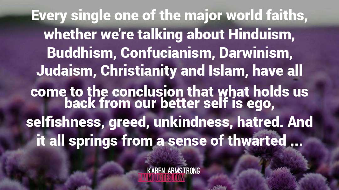 Faiths quotes by Karen Armstrong