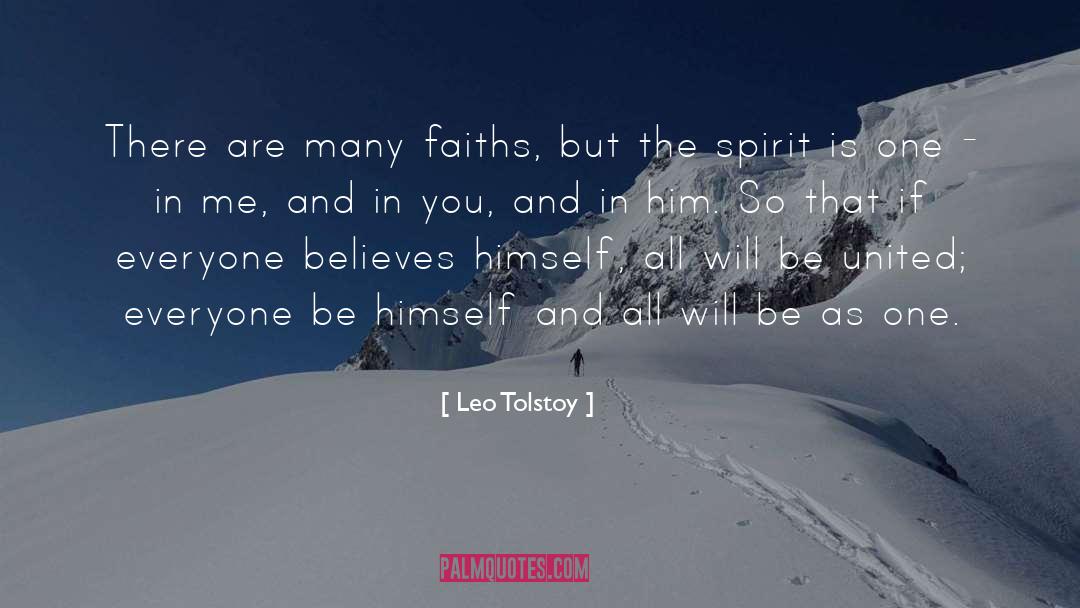 Faiths quotes by Leo Tolstoy