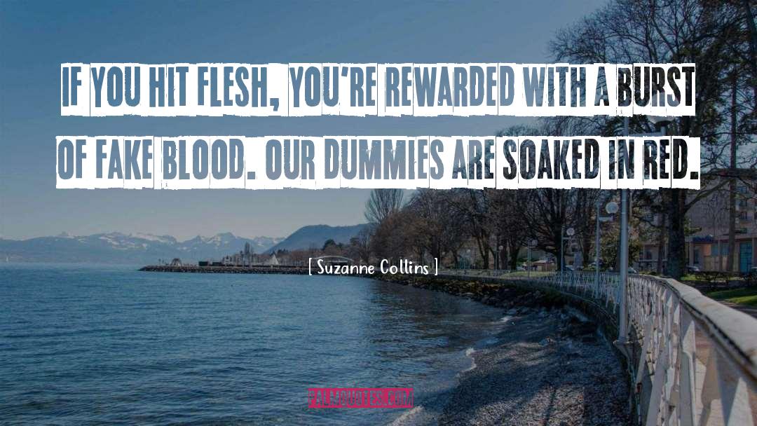 Fake Blood Relation quotes by Suzanne Collins