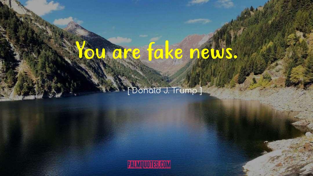 Fake News quotes by Donald J. Trump