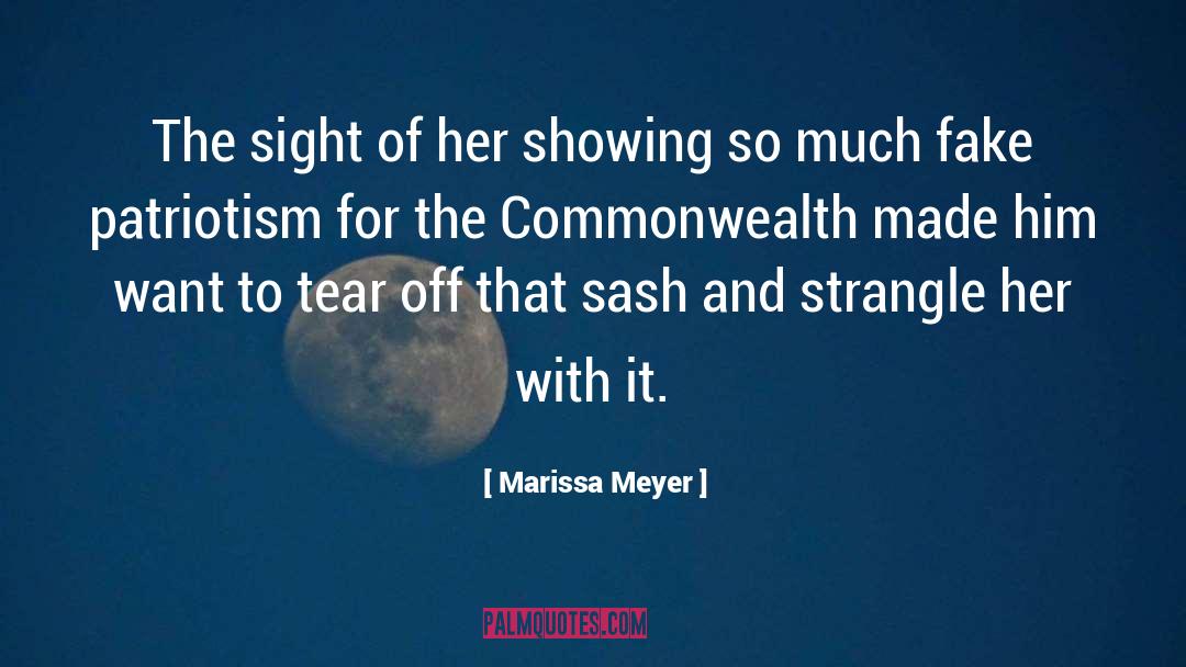 Fake Patriotism quotes by Marissa Meyer