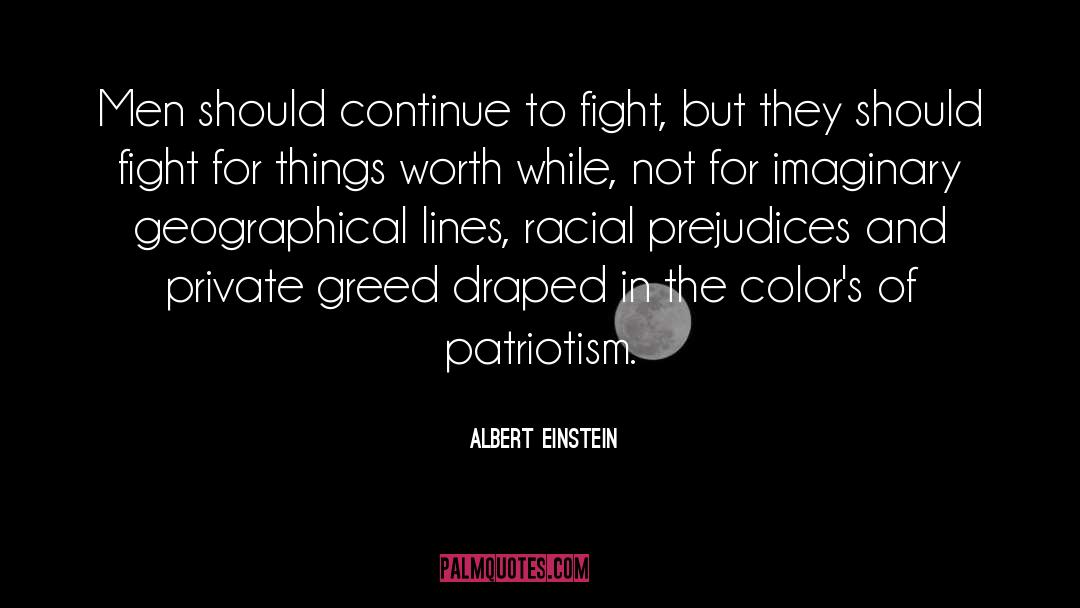 Fake Patriotism quotes by Albert Einstein