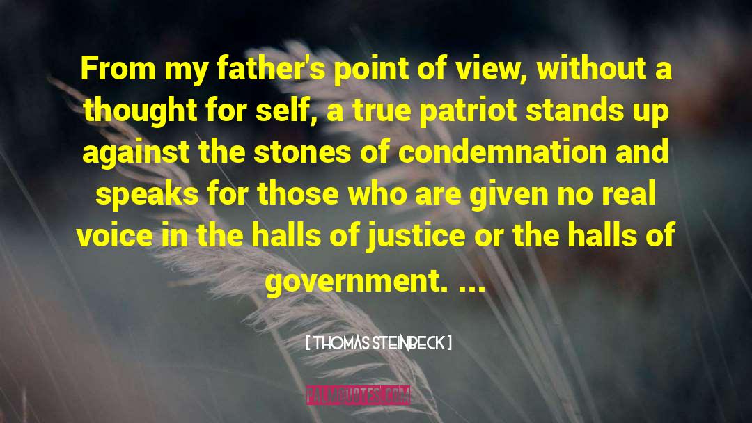 Fake Patriotism quotes by Thomas Steinbeck