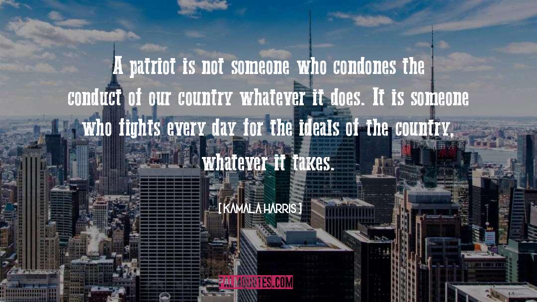 Fake Patriotism quotes by Kamala Harris
