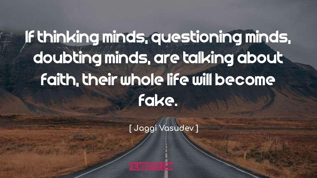 Fake Personas quotes by Jaggi Vasudev