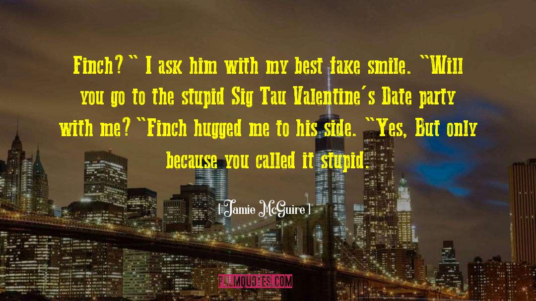 Fake Smile quotes by Jamie McGuire