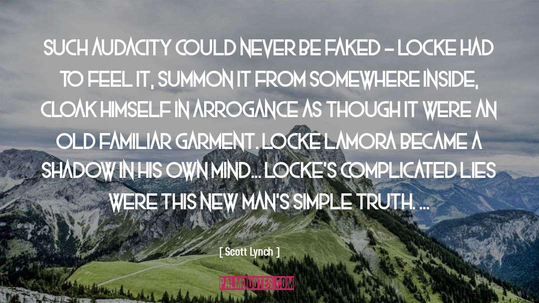 Faked quotes by Scott Lynch