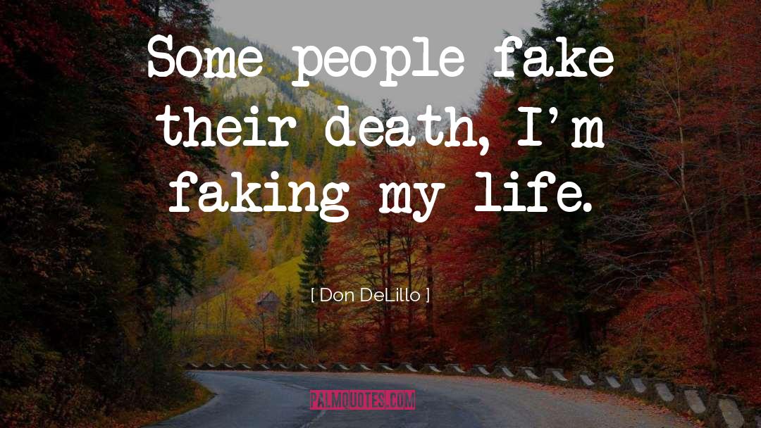 Faking quotes by Don DeLillo