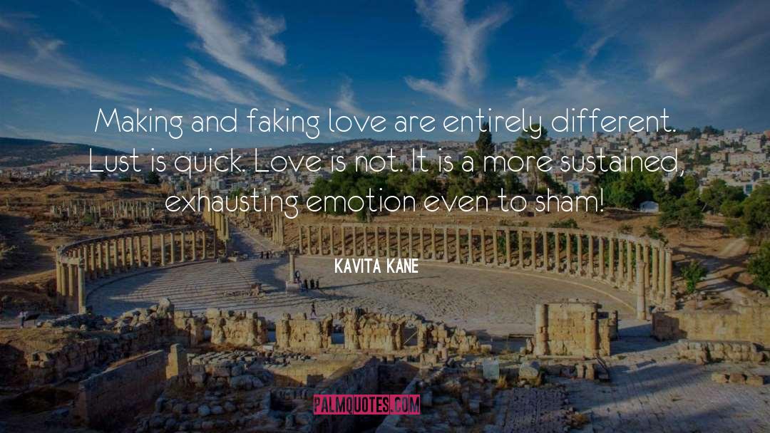 Faking quotes by Kavita Kane