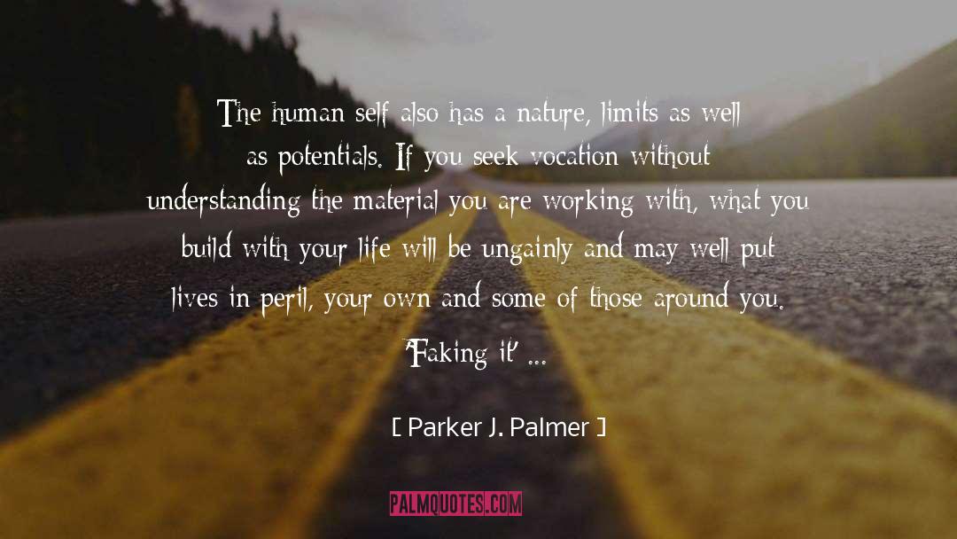 Faking quotes by Parker J. Palmer