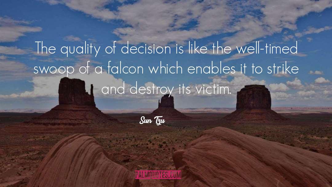 Falcon quotes by Sun Tzu