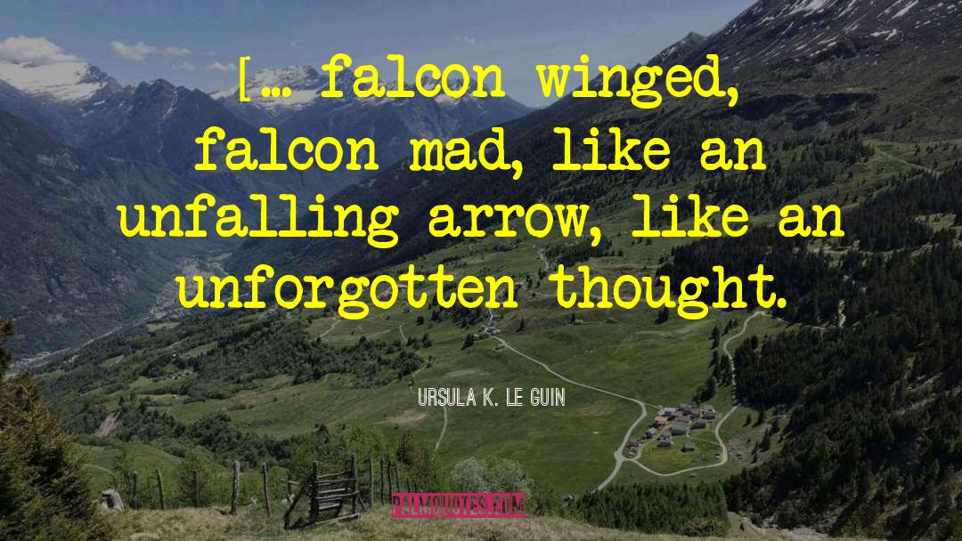 Falcon quotes by Ursula K. Le Guin