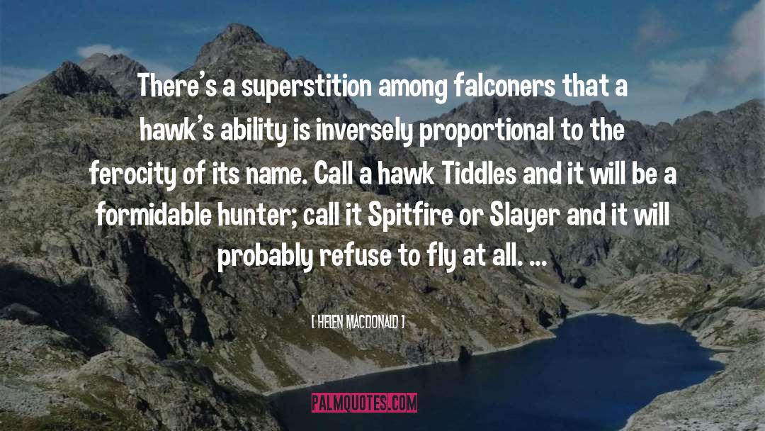 Falconers quotes by Helen Macdonald