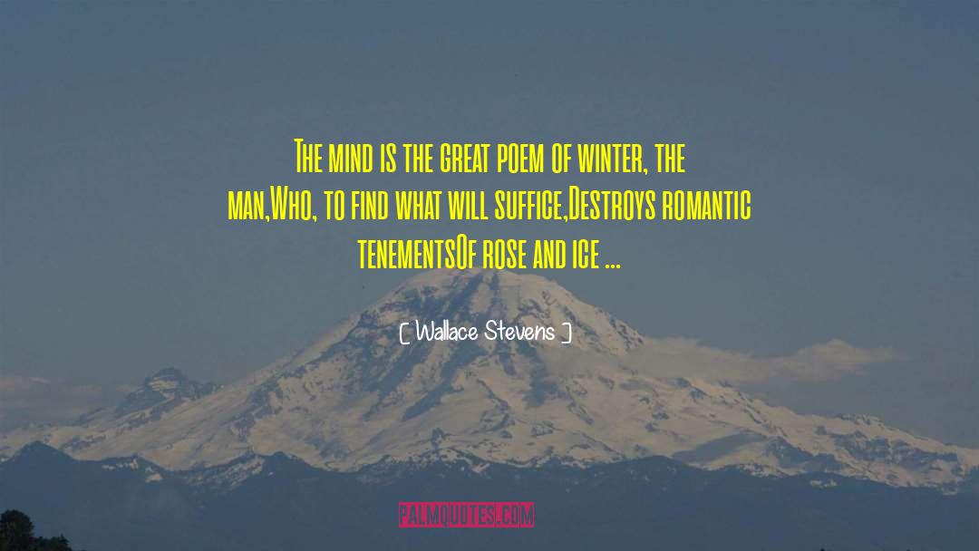 Fall And Winter quotes by Wallace Stevens