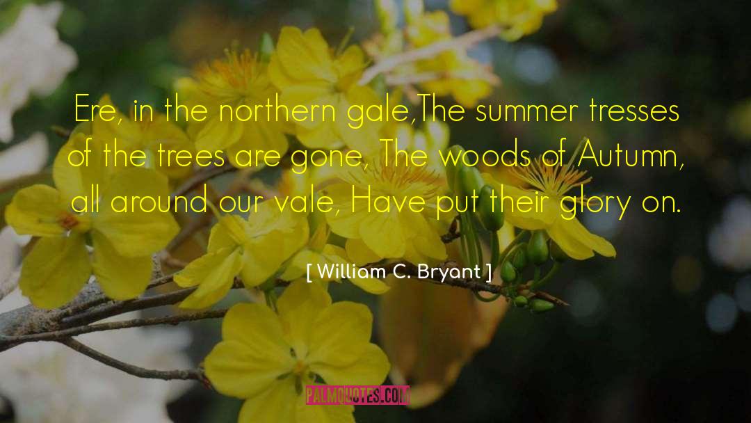 Fall Autumn quotes by William C. Bryant