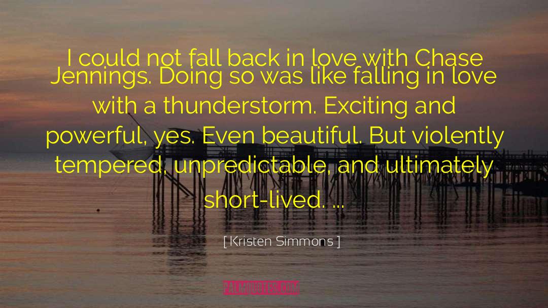 Fall Back quotes by Kristen Simmons