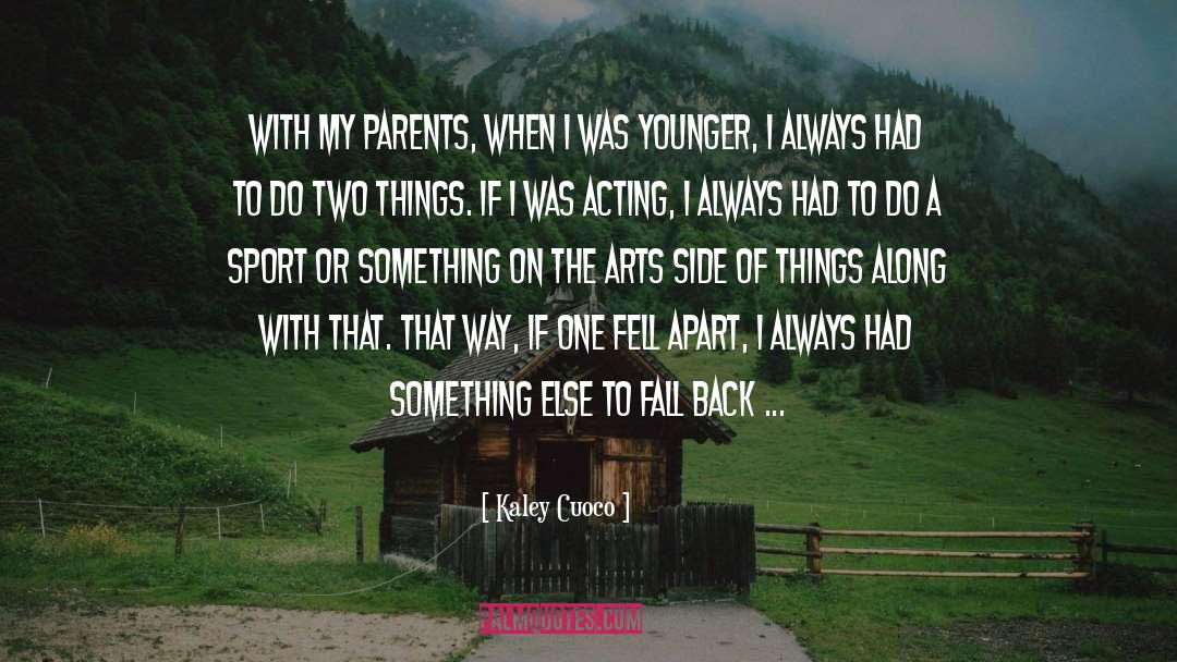 Fall Back quotes by Kaley Cuoco