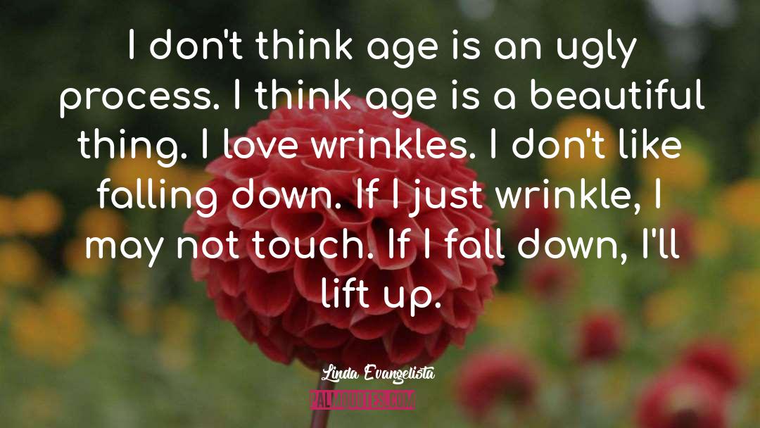 Fall Down quotes by Linda Evangelista