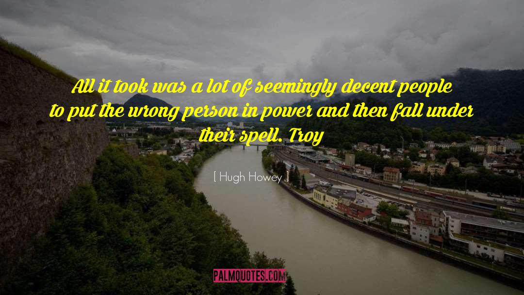 Fall Guy quotes by Hugh Howey