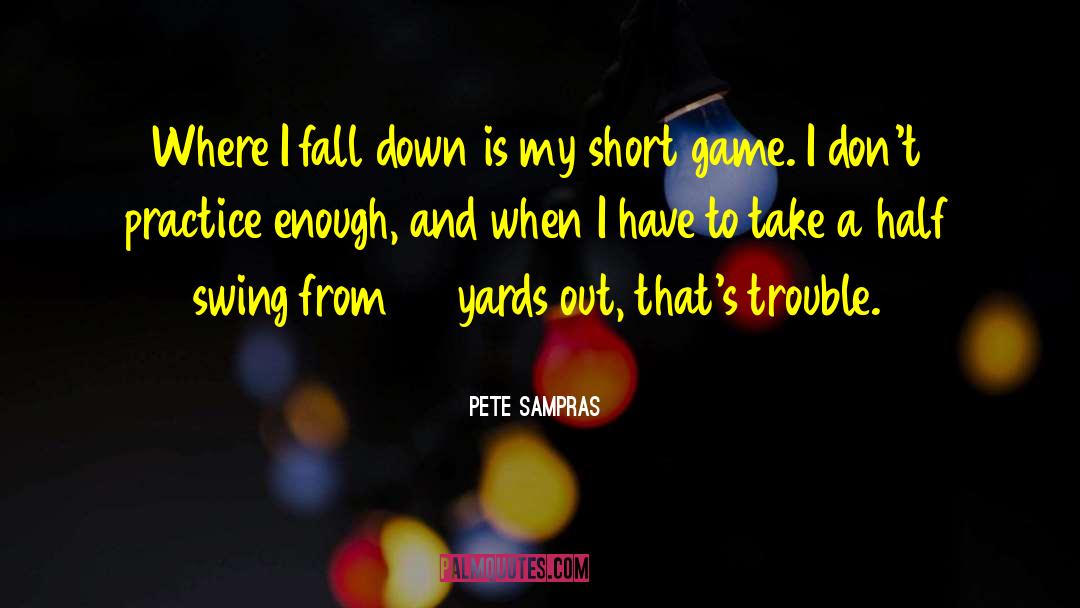 Fall Guy quotes by Pete Sampras
