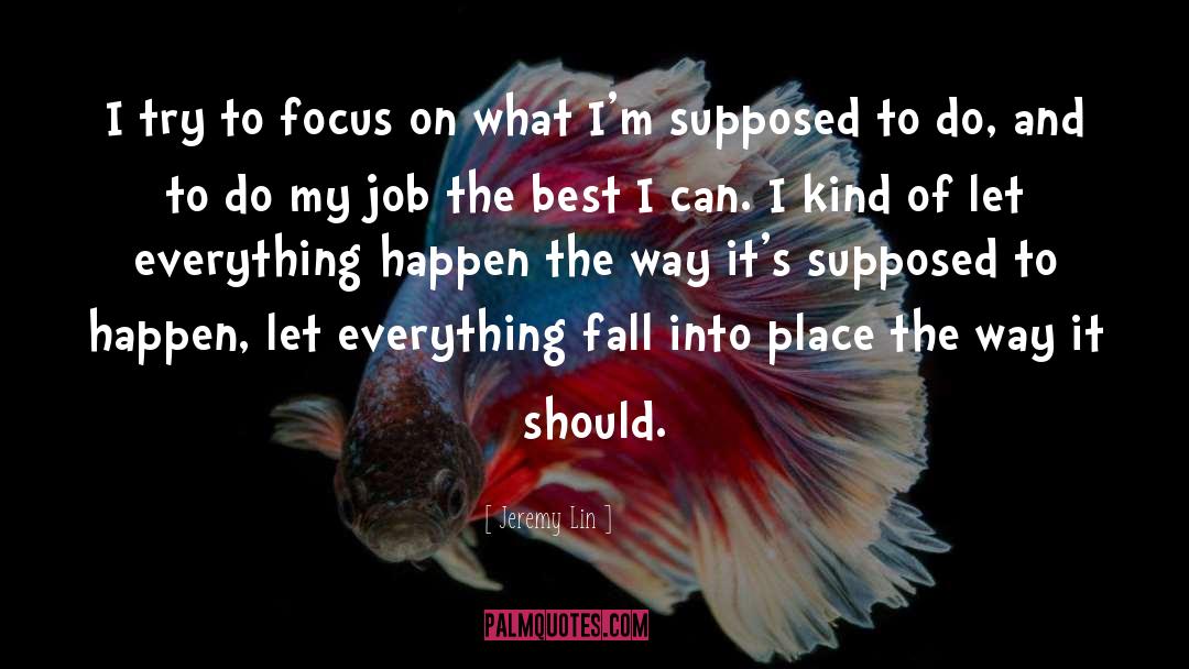 Fall Into Place quotes by Jeremy Lin