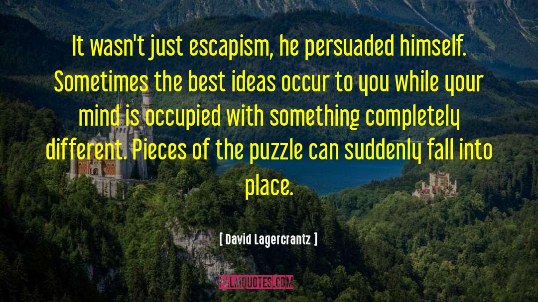 Fall Into Place quotes by David Lagercrantz