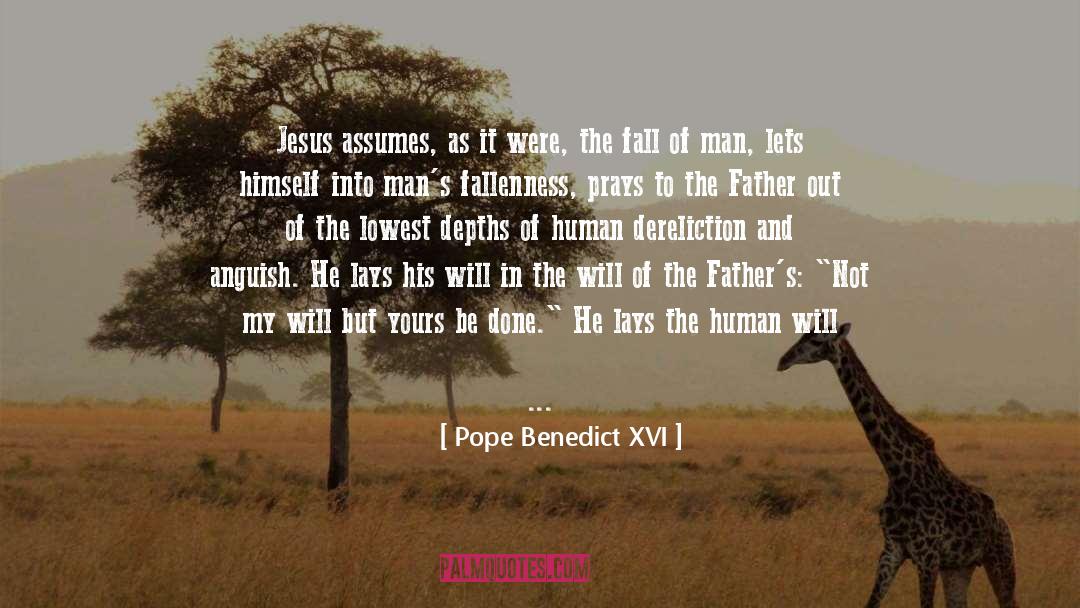 Fall Of Man quotes by Pope Benedict XVI