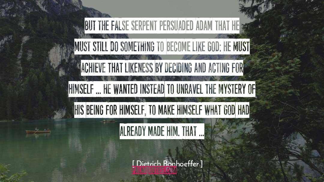 Fall Of Man quotes by Dietrich Bonhoeffer