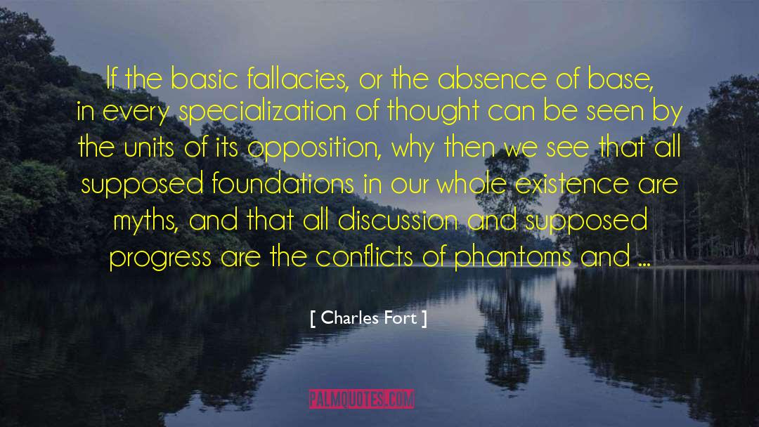 Fallacies quotes by Charles Fort