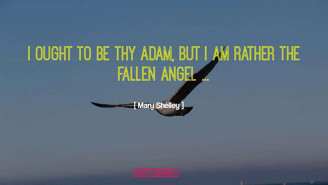 Fallen Angel quotes by Mary Shelley