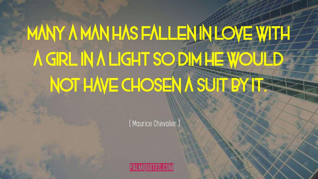 Fallen In Love quotes by Maurice Chevalier