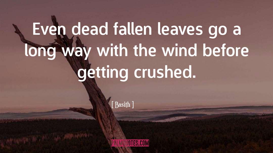 Fallen Leaves quotes by Basith