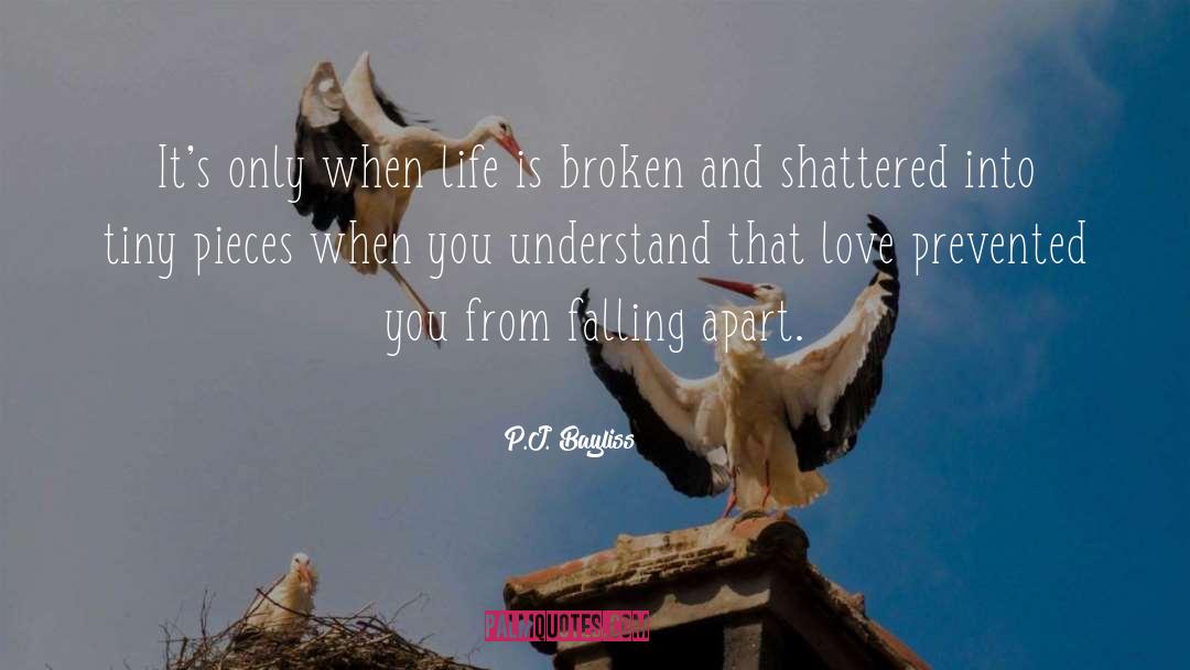 Falling Apart quotes by P.J. Bayliss