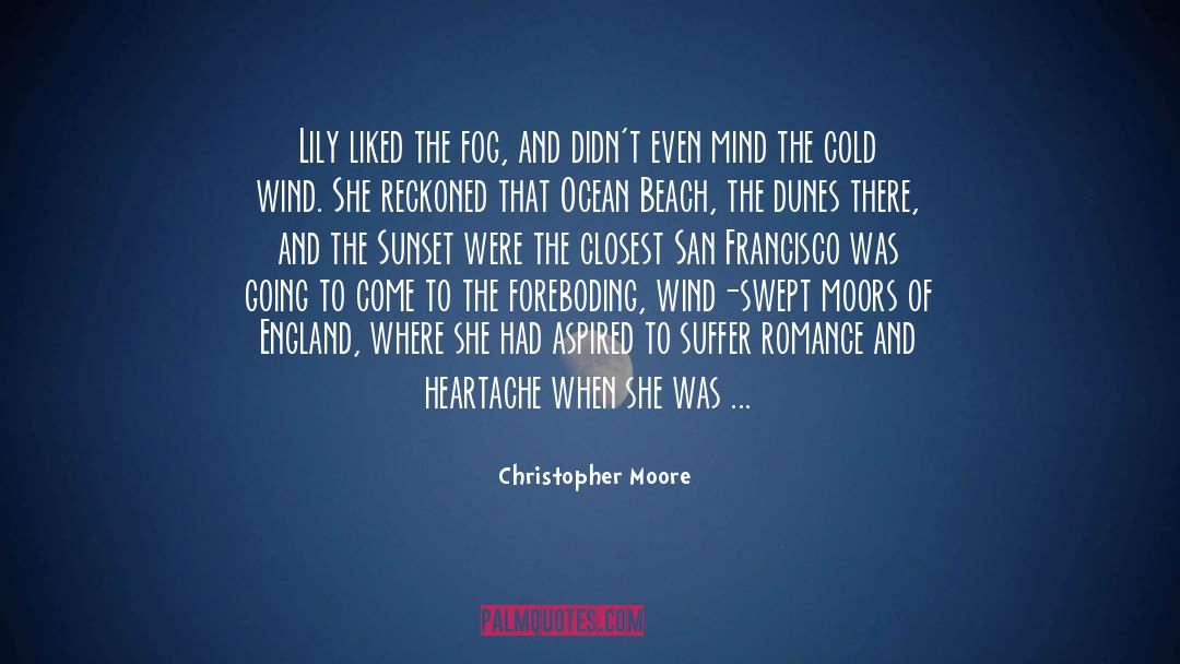 Falling Asleep On A Stranger quotes by Christopher Moore
