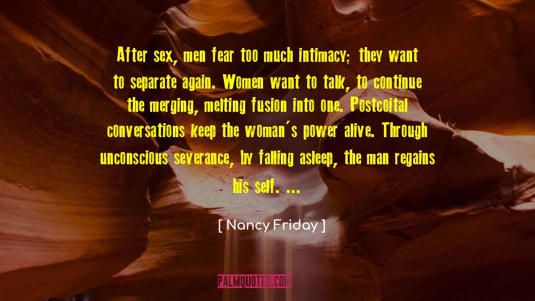 Falling Asleep quotes by Nancy Friday